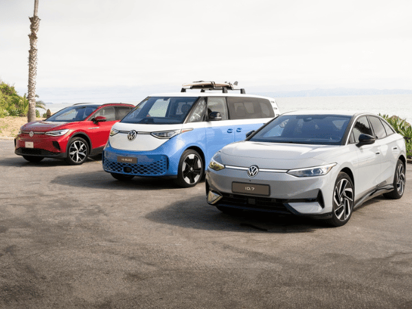 VW Electric vehicle lineup: ID.7, ID.Buzz, and ID.4