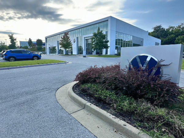 Outside Crain VW of Fayetteville