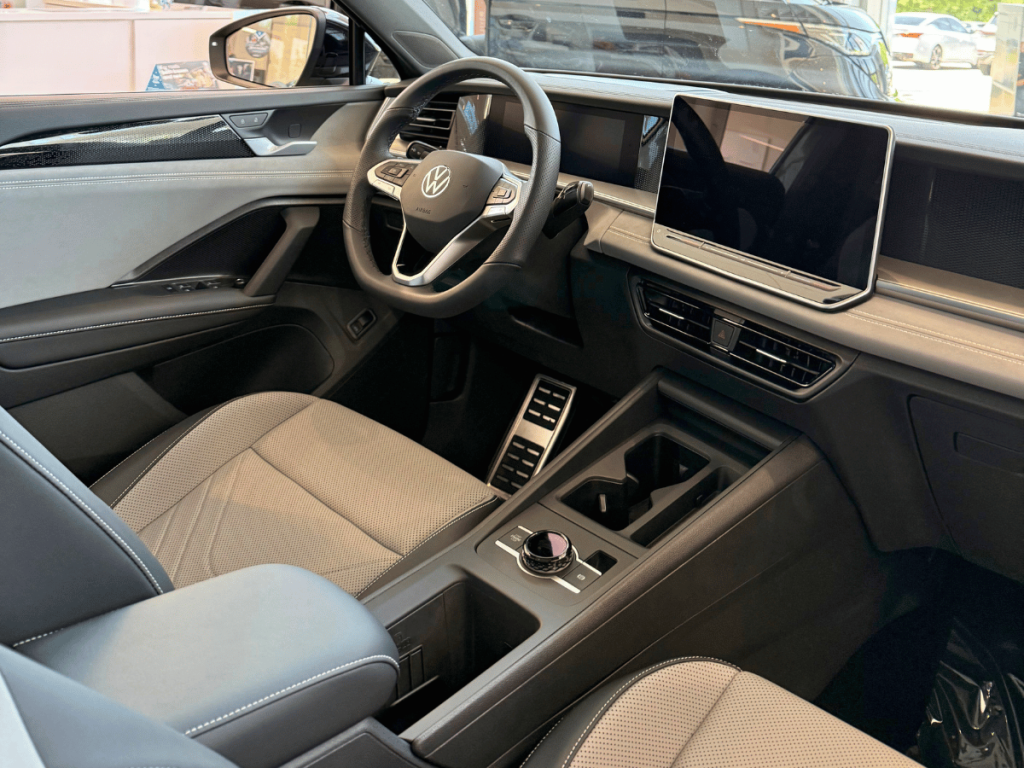 New Refined 2025 Volkswagen Tiguan Interior at Crain Volkswagen of Fayetteville