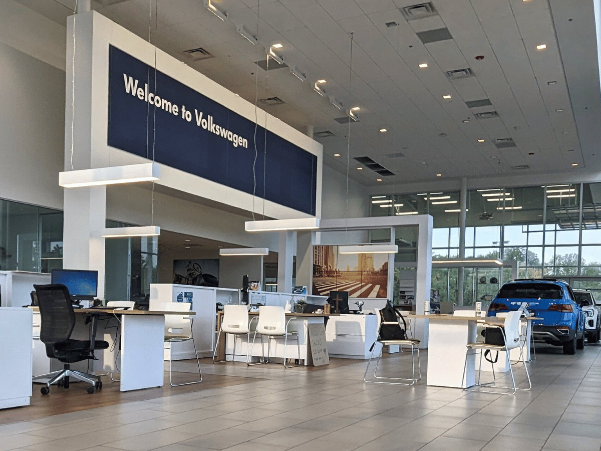 VW Waiting Area at Crain VW of Fayetteville in Fayetteville, AR