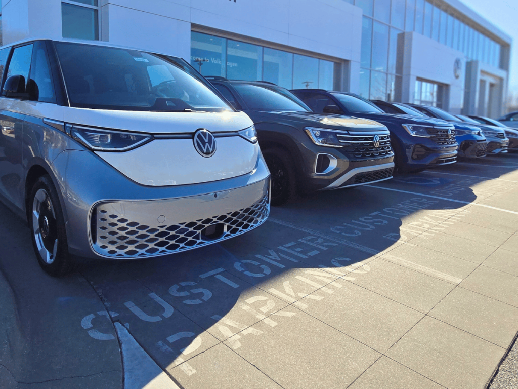 VW ID.Buzz and Atlas at Crain Volkswagen of Fayetteville