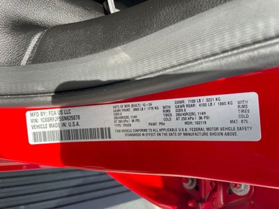 2025 RAM 1500 Laramie - HURRICANE MOTOR / VENTILATED SEATS