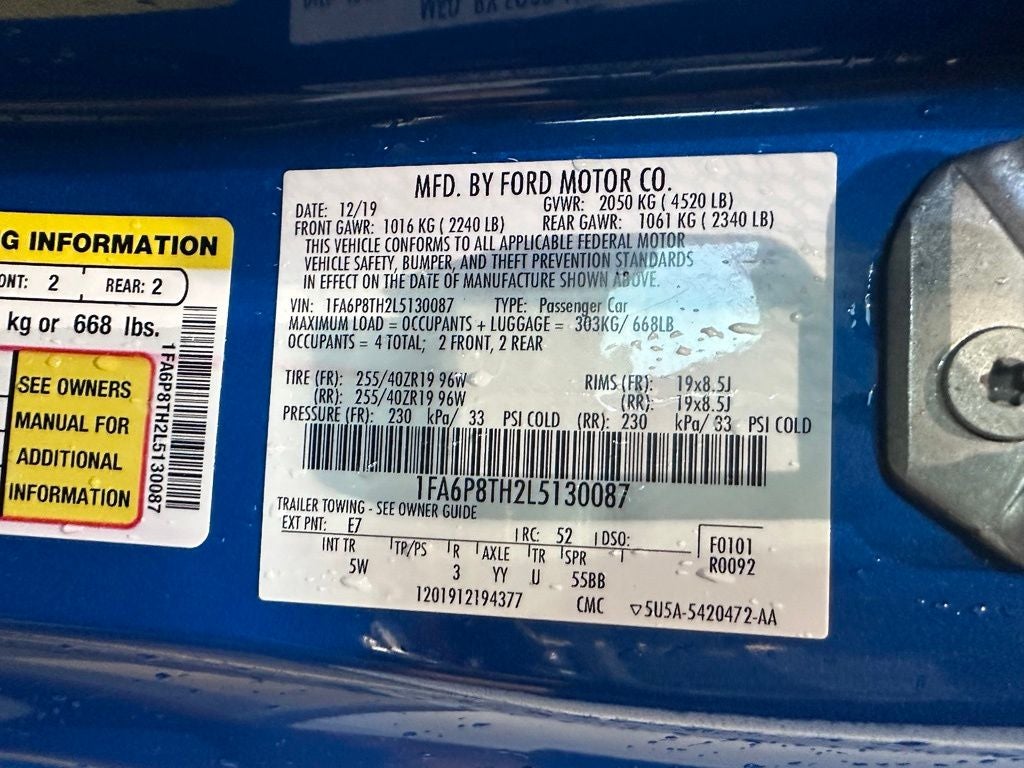 2020 Ford Mustang EcoBoost Premium