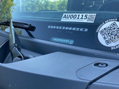 2022 Ford Bronco Wildtrak