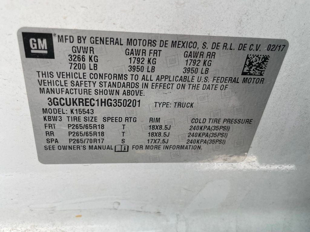 2017 Chevrolet Silverado 1500 LT LT1 - POWER DRIVERS SEAT / CLEAN CARFAX