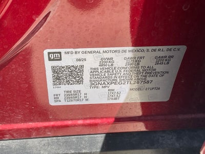 2026 Chevrolet Equinox LT - ADAPTIVE CRUISE / BLIND ZONE ASSIT