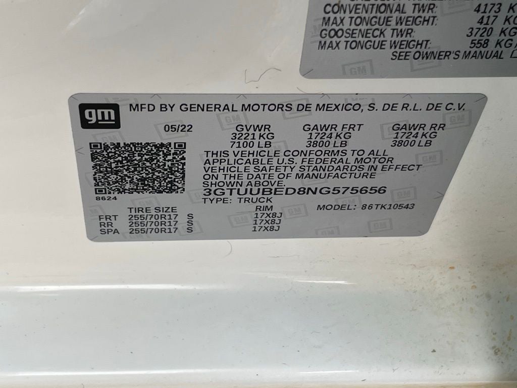 2022 GMC Sierra 1500 SLE - HEATED STEERING WHEEL / WIRELESS APPLE CARPLAY