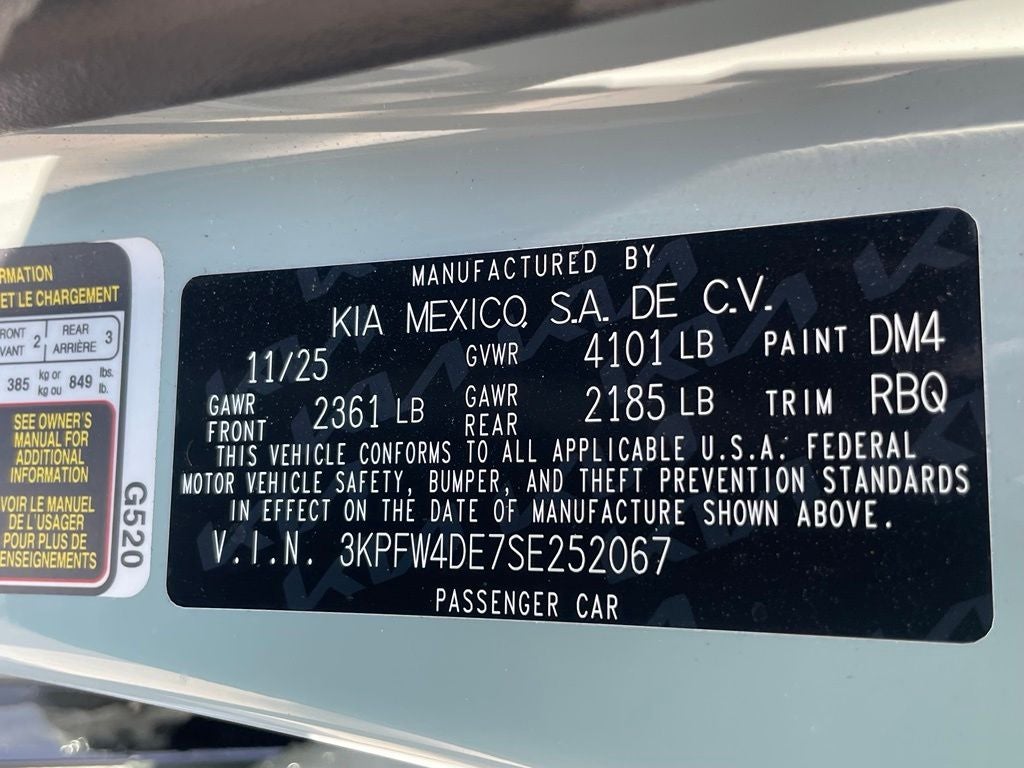 2025 Kia K4 GT-Line - KIA CERTIFIED /APPLE CARPLAY