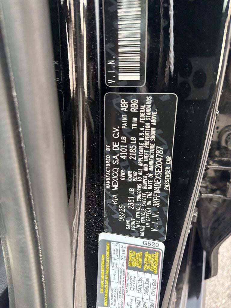 2025 Kia K4 GT-Line - KIA CERTIFIED / SUNROOF