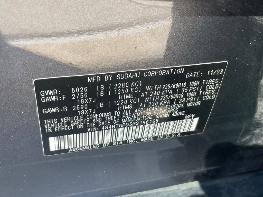2024 Subaru Outback Touring XT - POWER SUNROOF / NAPPA LEATHER