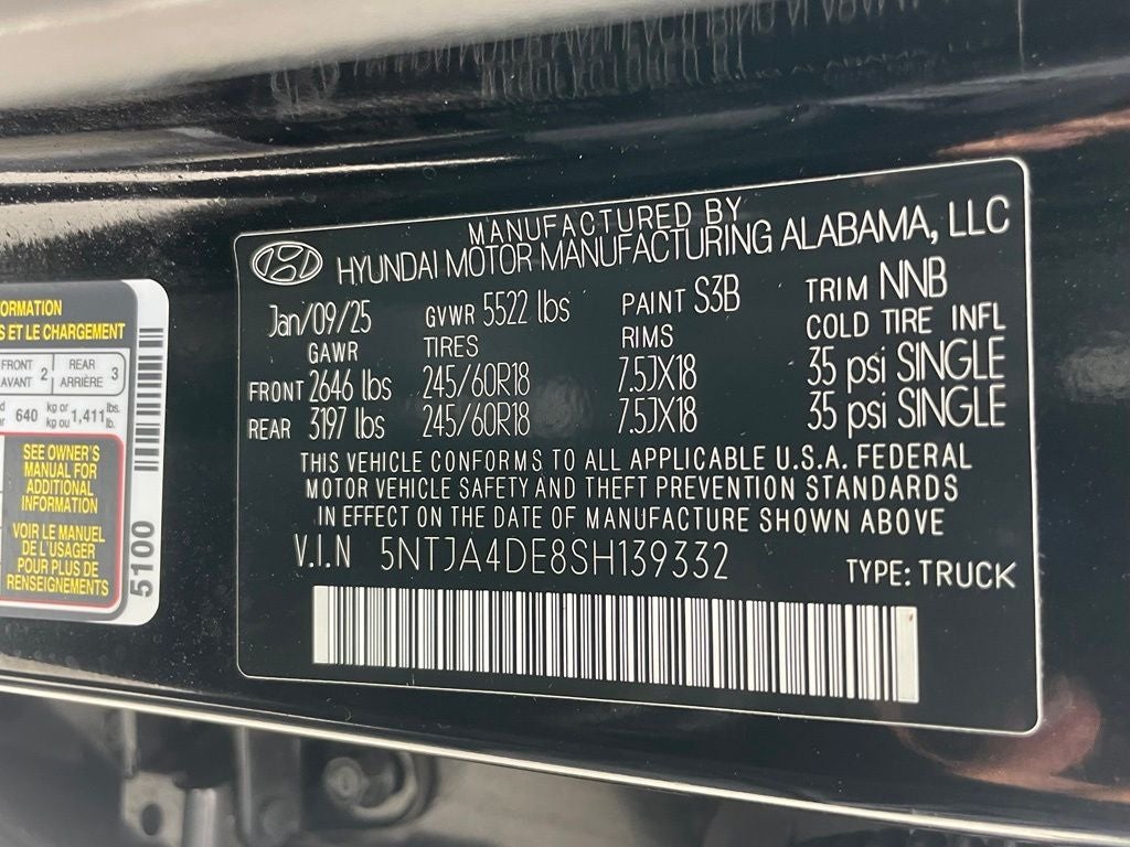 2025 Hyundai Santa Cruz SE