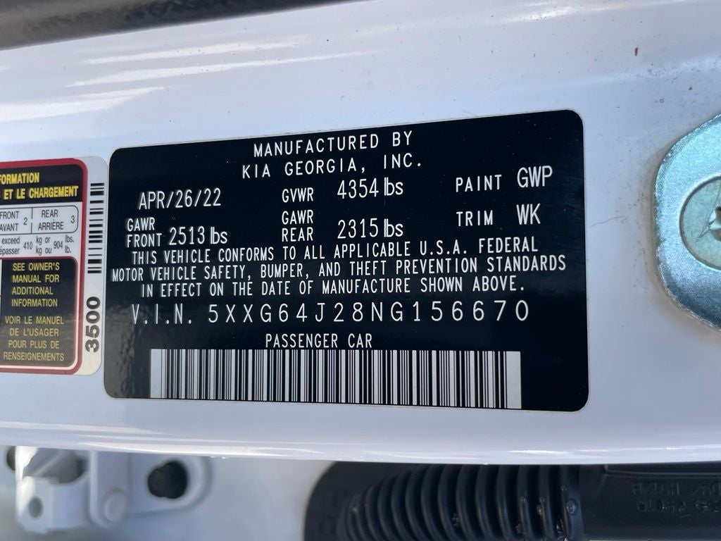 2022 Kia K5 GT-Line - PANORAMIC SUNROOF / NAVIGATION