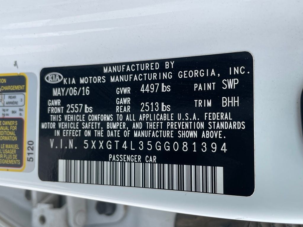 2016 Kia Optima LX