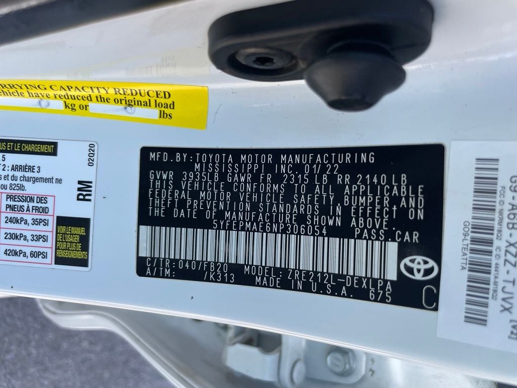 2022 Toyota Corolla LE - 38 MPG / KEYLESS ENTRY