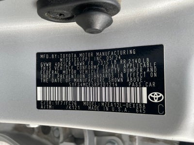 2024 Toyota Corolla SE - 40 MPG / APPLE CARPLAY