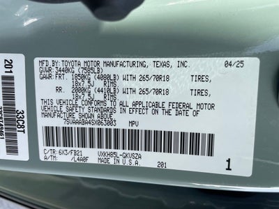 2025 Toyota Sequoia SR5