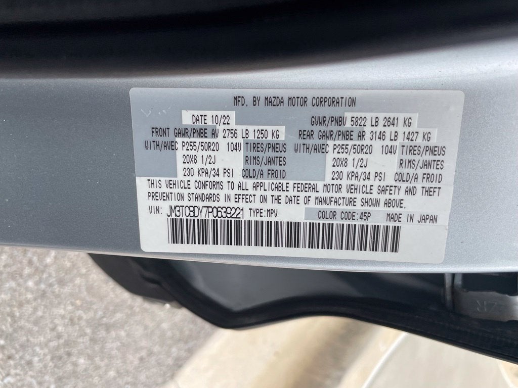 2023 Mazda Mazda CX-9 Grand Touring - 3RD ROW / POWER MOONROOF