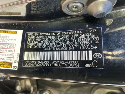 2018 Toyota Camry SE - RED INTERIOR / MOONROOF