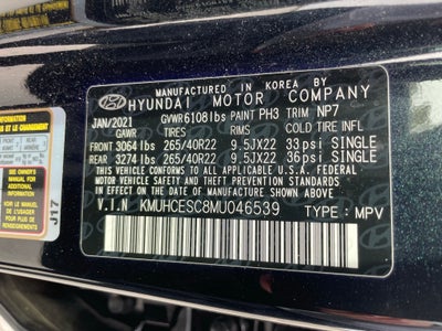 2021 Genesis GV80 3.5T Advanced + - HEADS UP DISPLAY / NAPPA LEATHER