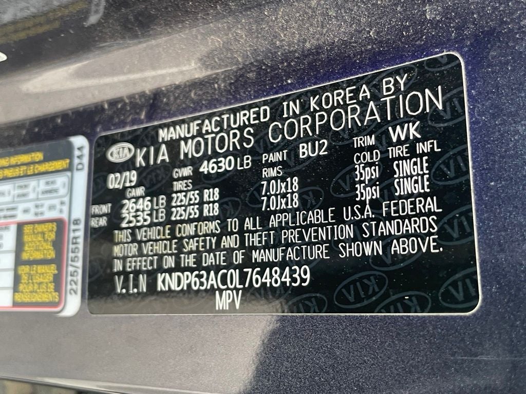 2020 Kia Sportage S - PANORAMIC SUNROOF / PUSH BUTTON START