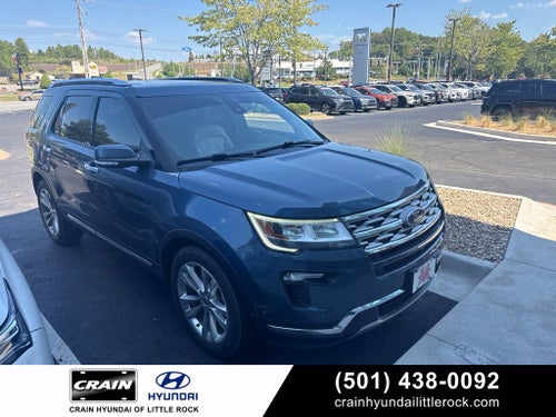 2018 Ford Explorer Limited One Owner, Clean CarFax, Leather, Moonroof, Bucket