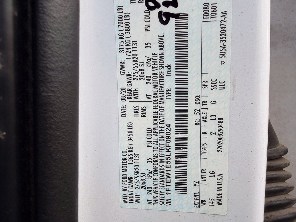 2020 Ford F-150 XLT CLEAN CARFAX 1-OWNER