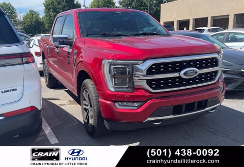 2021 Ford F-150 Platinum Clean CarFax, Pano Moonroof, Leather