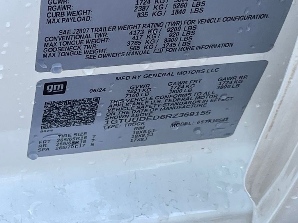 2024 GMC Sierra 1500 SLT CLEAN CARFAX