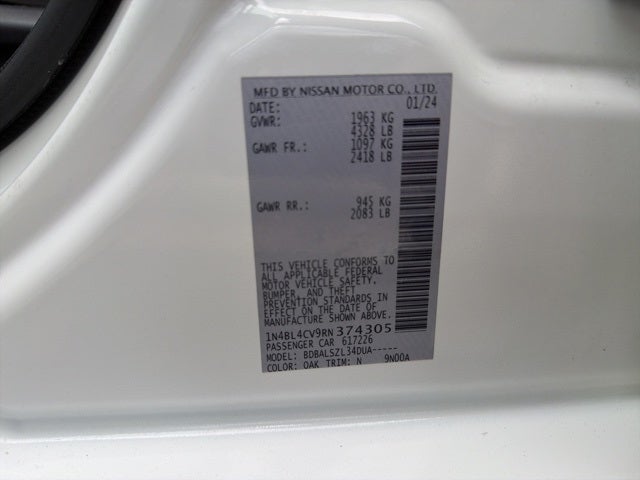 2024 Nissan Altima 2.5 SR