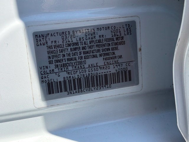 2020 Nissan Sentra SV