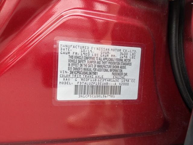 2019 Nissan Kicks SR