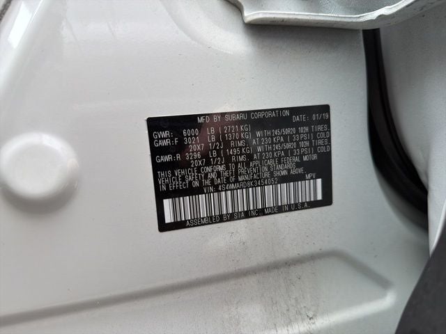 2019 Subaru Ascent Touring