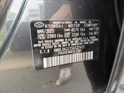 2025 Hyundai Sonata Hybrid SEL