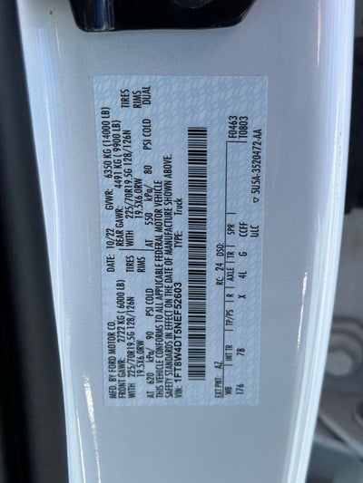 2022 Ford F-450SD Platinum