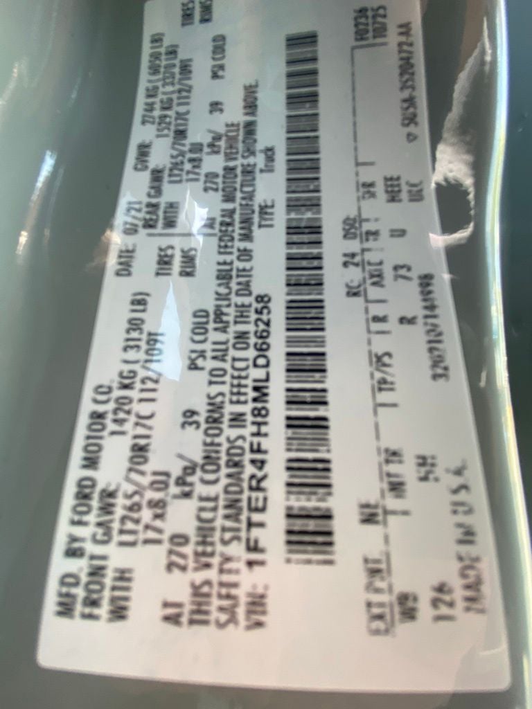 2021 Ford Ranger Lariat