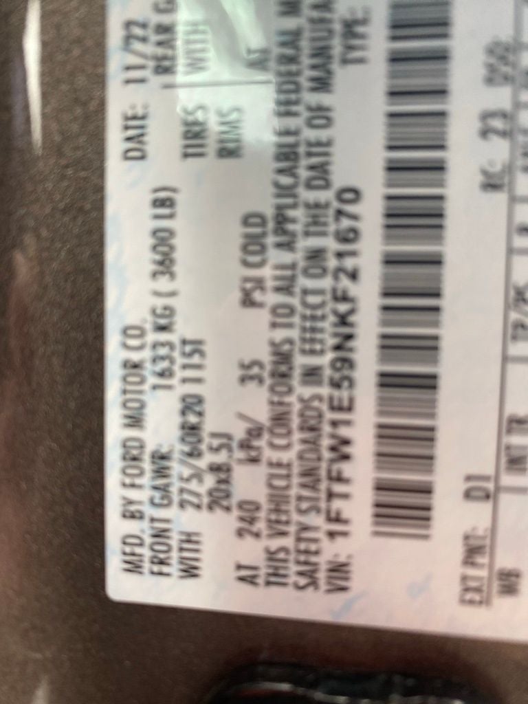 2022 Ford F-150 Lariat