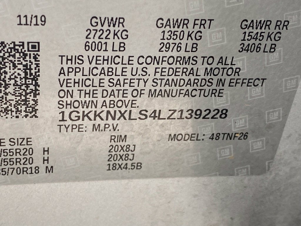 2020 GMC Acadia Denali