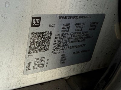 2022 Cadillac Escalade Luxury