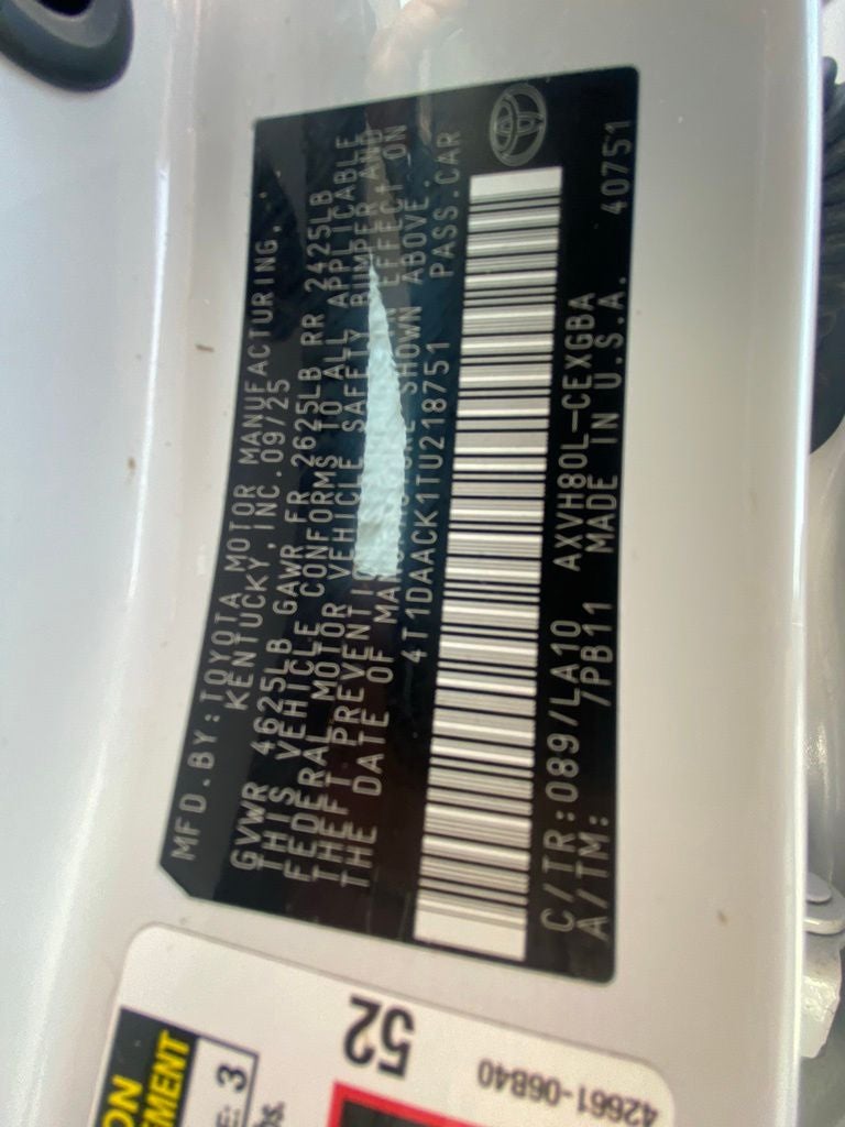 2026 Toyota Camry XLE