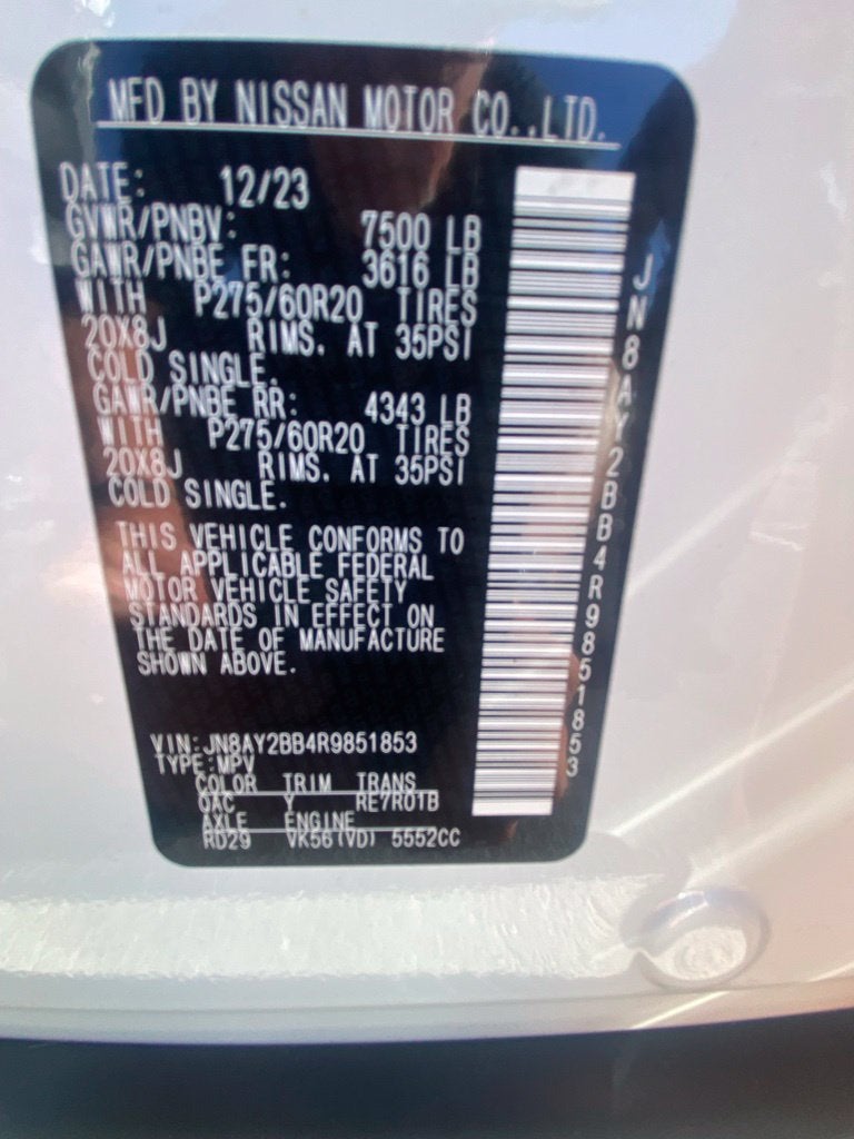 2024 Nissan Armada SL