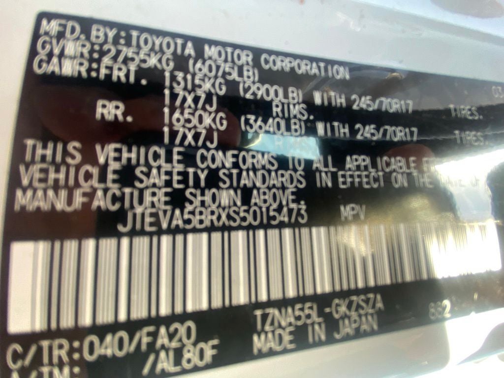 2025 Toyota 4Runner SR5