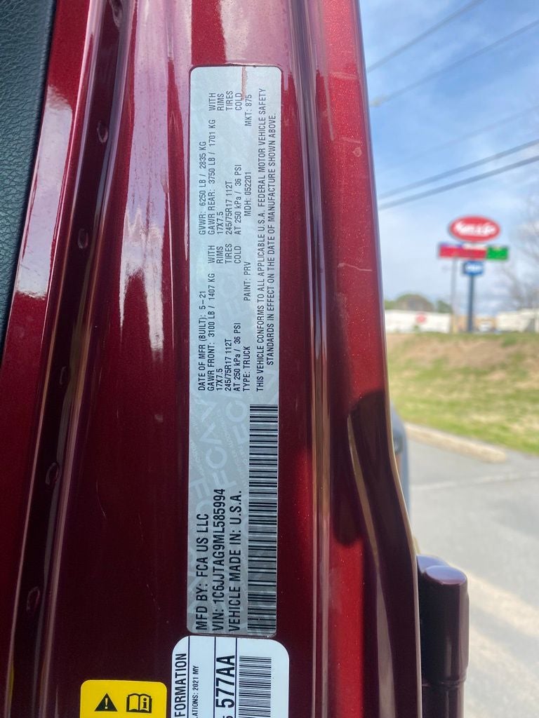 2021 Jeep Gladiator Sport