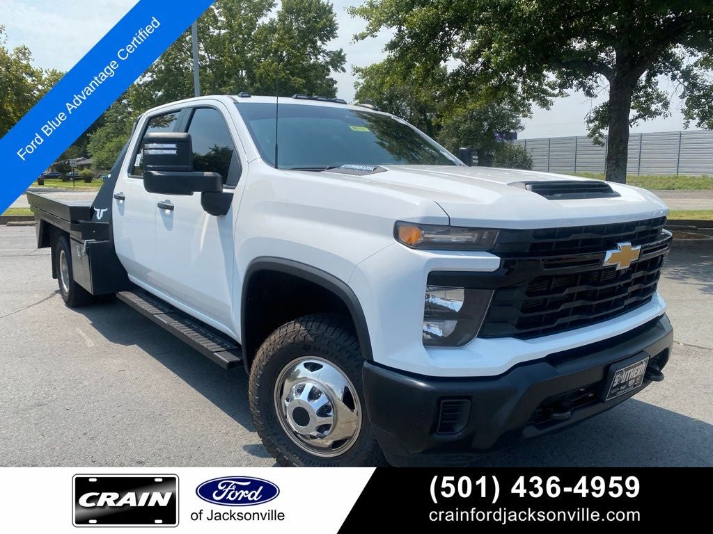 2024 Chevrolet Silverado 3500HD Work Truck FLAT BED DRW