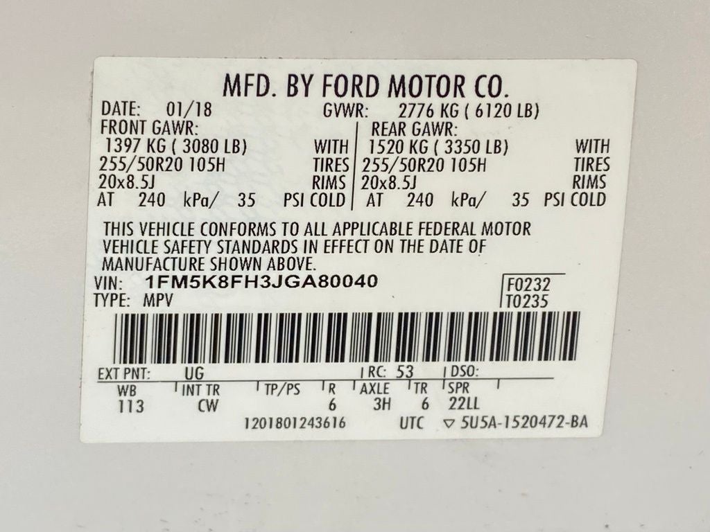 2018 Ford Explorer Limited