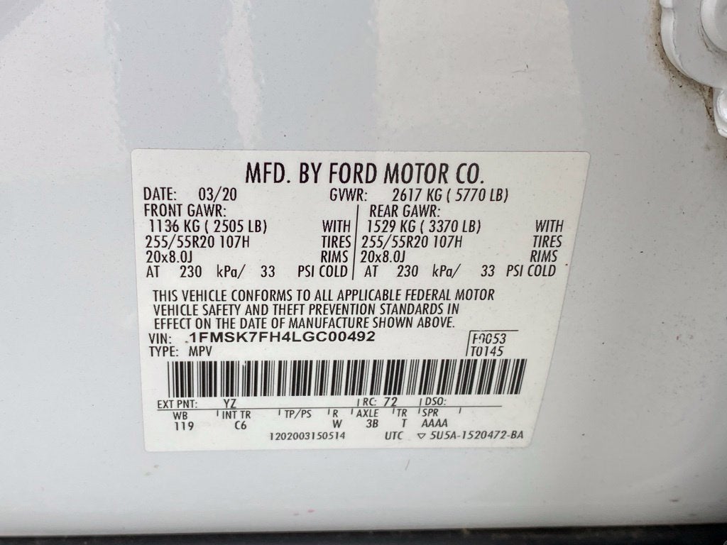 2020 Ford Explorer Limited