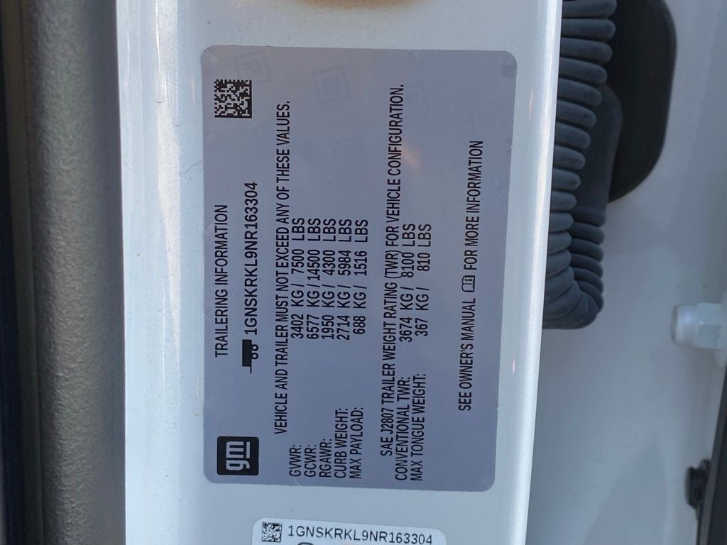 2022 Chevrolet Tahoe RST