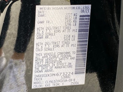 2023 Nissan Frontier PRO-4X