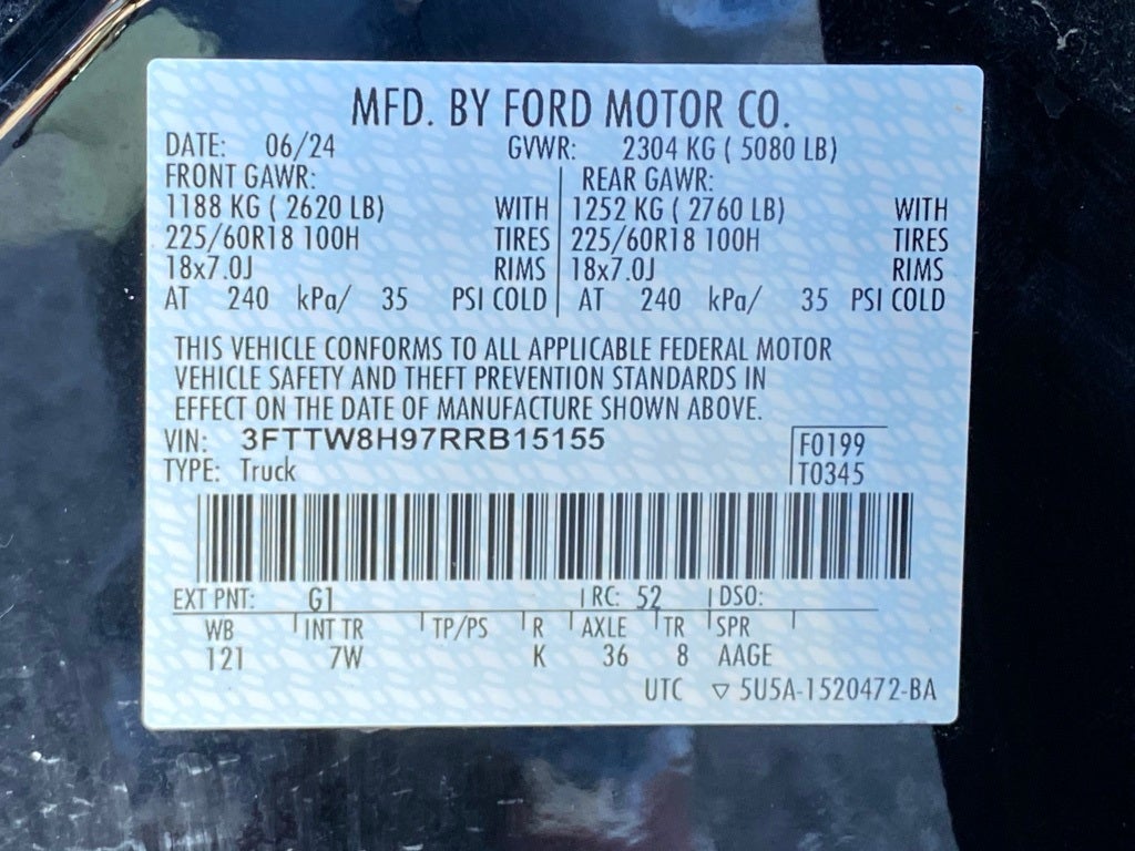 2024 Ford Maverick XLT BLACK APPEARANCE PACK AND LUXURY PACKAGE