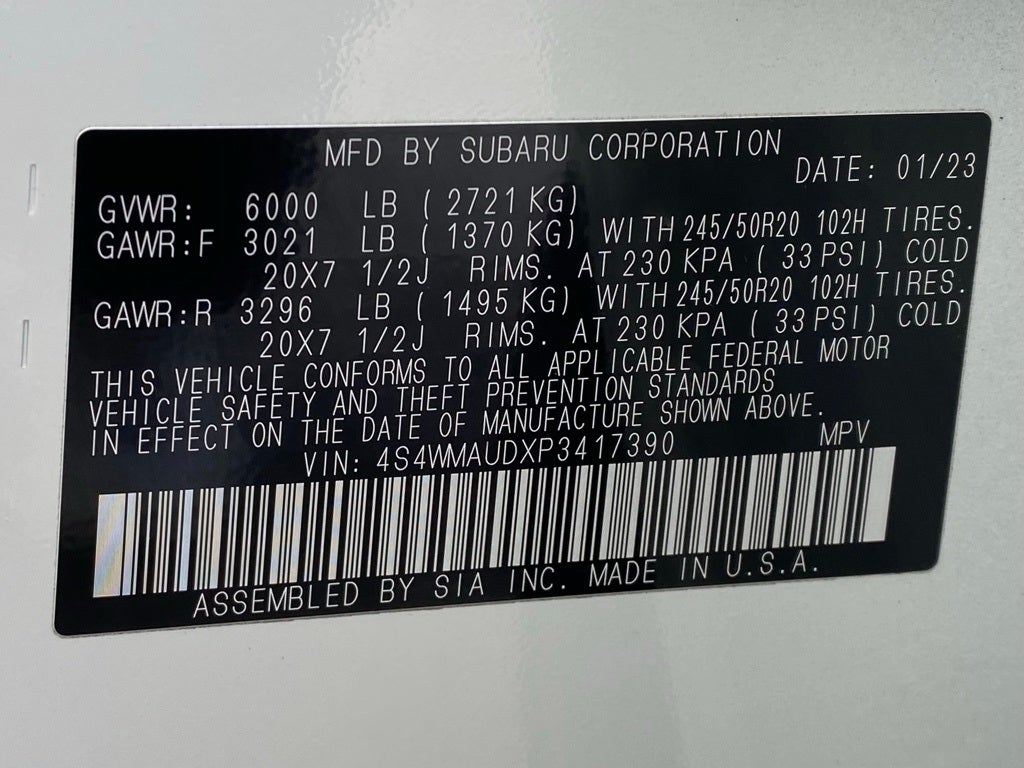 2023 Subaru Ascent Limited AWD NEW TIRES CLEAN CARFAX