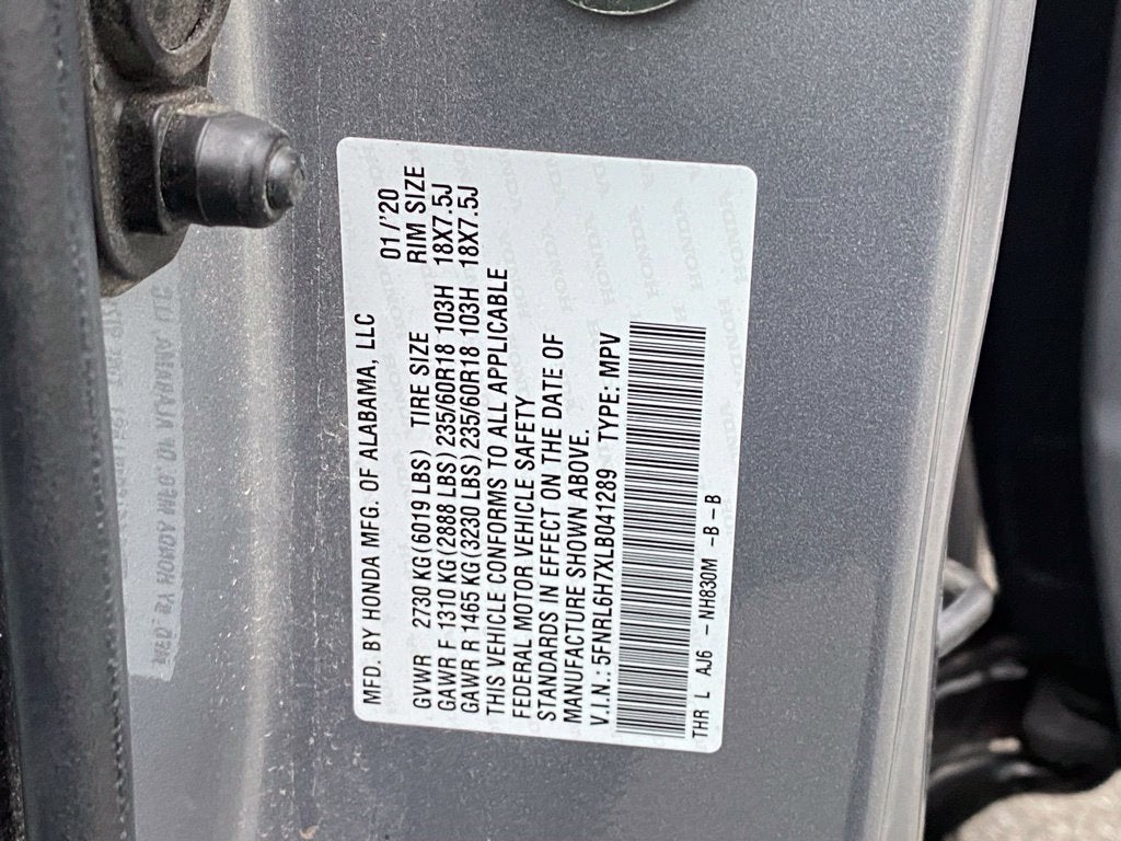 2020 Honda Odyssey EX-L